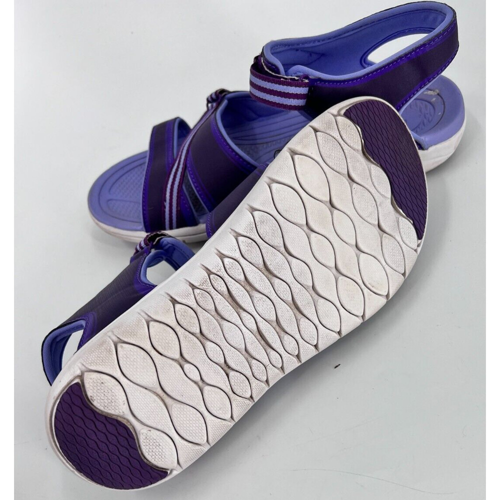 RYKA Breeze Lightweight Adjustable Strappy Comfort Sandals Purple Women’s 10M - Picture 5 of 6